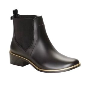 Kate Spade Sedgewick Black Rain Boots Women’s Size 9